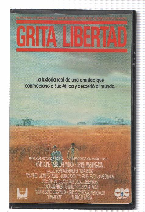 Cine VHS: GRITA LIBERTAD - Kevin Kline, Penelope Wilton