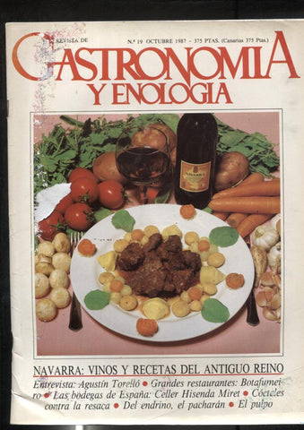 Gastronomia y Enologia numero 19 (papel huella haber estado en lugar humedo)