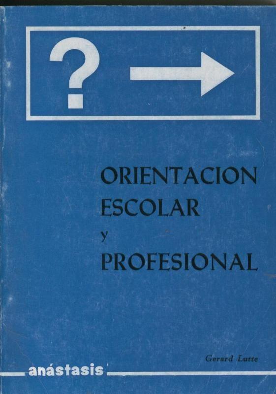 Orientacion escolar y profesional