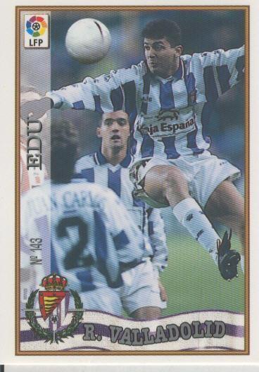 Cromo Liga 97/98: Real Valladolid numero 143: Edu