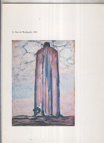 Piet Mondrian: lamina 10: Faro de Westkapelle, 1909