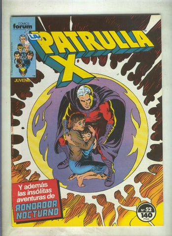 La Patrulla X volumen 1 numero 052: El juicio de Magneto (numerado 1 en trasera)