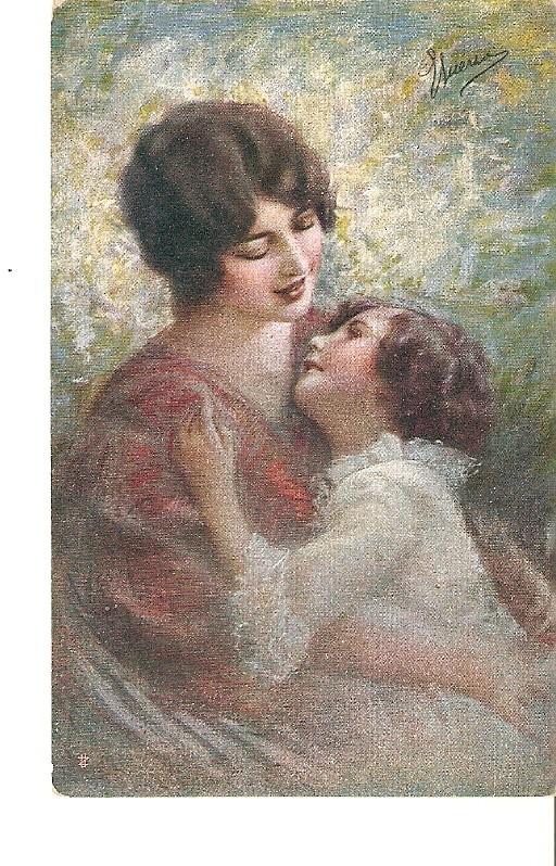 Postal 022899 : Pintura. Madre