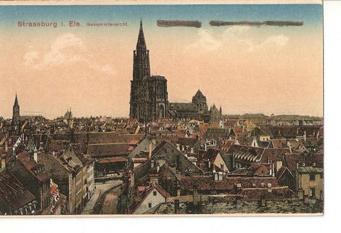 Postal 027334 : Strassburg, Gessammtansicht
