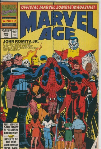 Marvel Age numero 108 de 1992