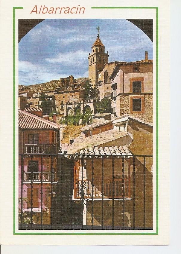 Postal 033194 : Albarracin (Teruel). Vista parcial y torre Catedral