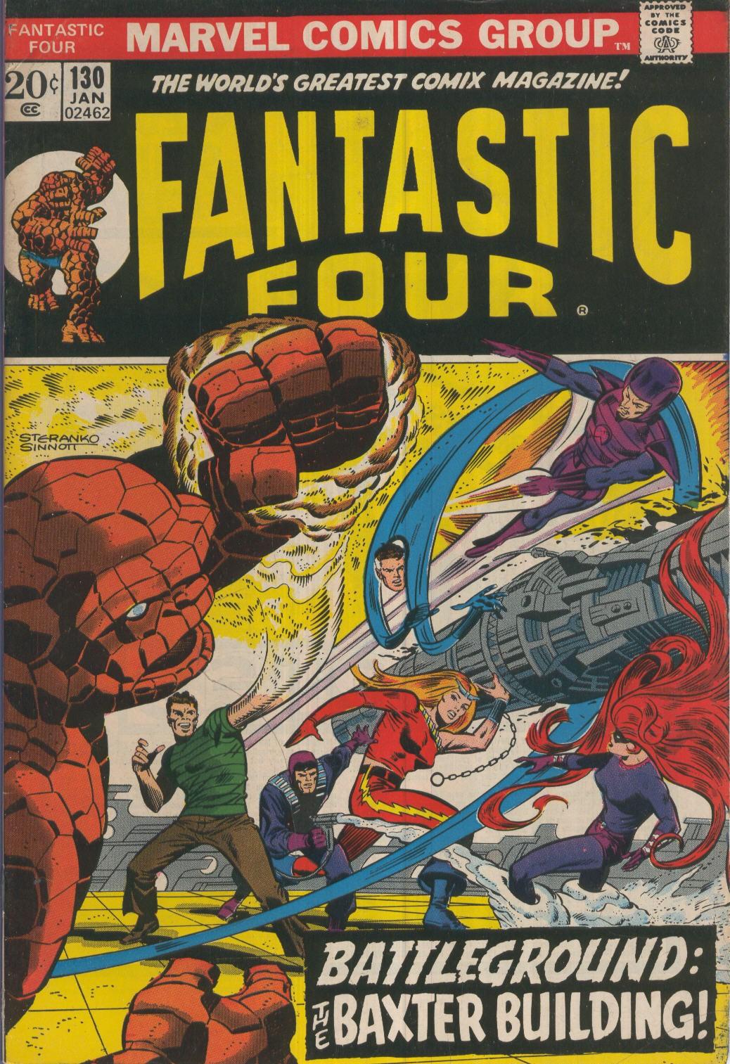 FANTASTIC FOUR Vol.01 Numero 130: Battleground the Baxter building