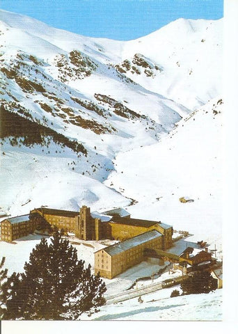 Postal 041929 : Santuari de Nuria. Pirineu Catala. Vista general