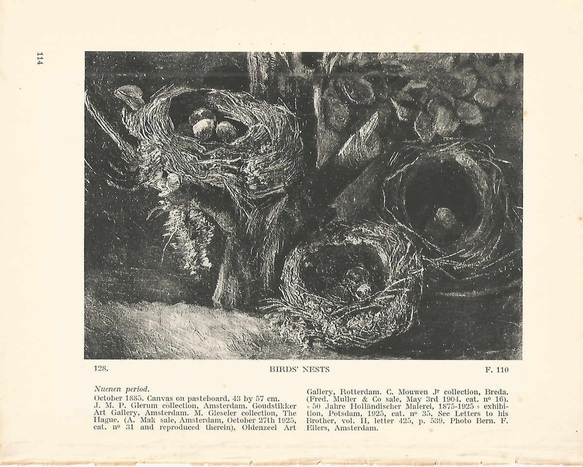 LAMINA 1243: VAN GOGH. Birds Nests