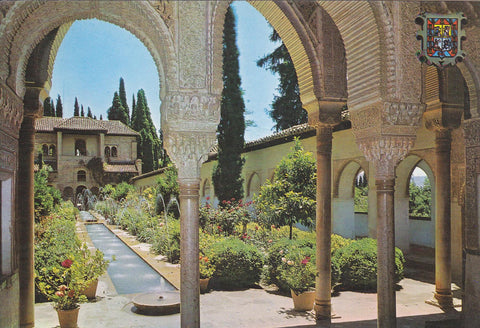 Postal 60988: Generalife. Patio de la Acequia (Granada)