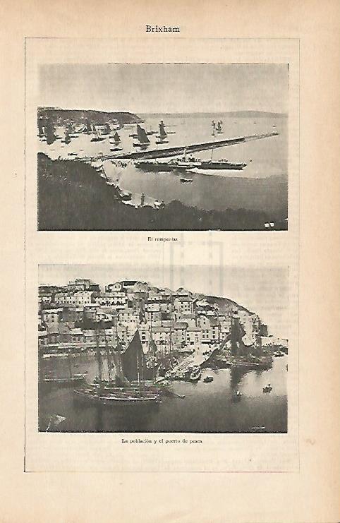 LAMINA ESPASA 11627: Vistas de Brixham
