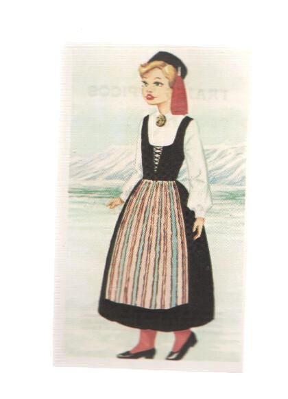 Cromos: Trajes tipicos de todo el mundo numero 177: Islandia
