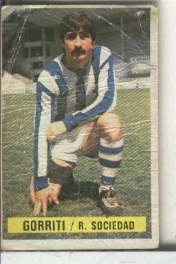 Cromos Ediciones Este: Liga 74-75: Gorriti de la Real Sociedad