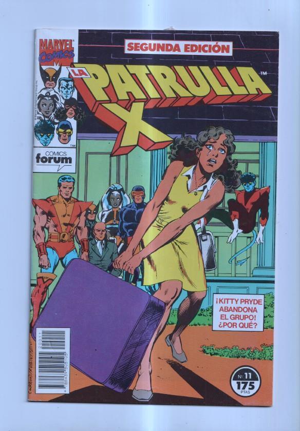 La Patrulla X volumen 1 segunda edicion numero 11 (numerado 4 en trasera)
