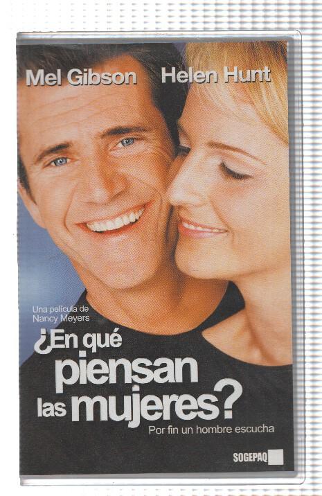 Cine VHS: EN QUE PIENSAN LAS MUJERES - Mel Gibson, Helen Hunt