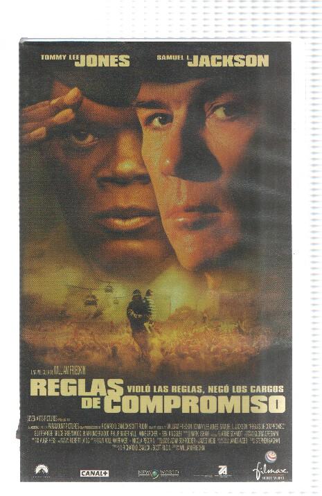 Cine VHS: REGLAS DE COMPROMISO - Samul L Jackson, Tommy Lee Jones