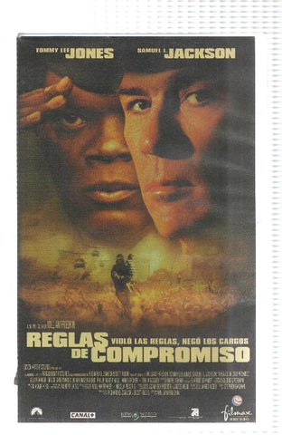 Cine VHS: REGLAS DE COMPROMISO - Samul L Jackson, Tommy Lee Jones