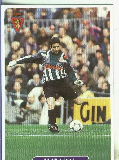Cromos: Super Futbol liga 96: R.Zaragoza C.D: Juanmi