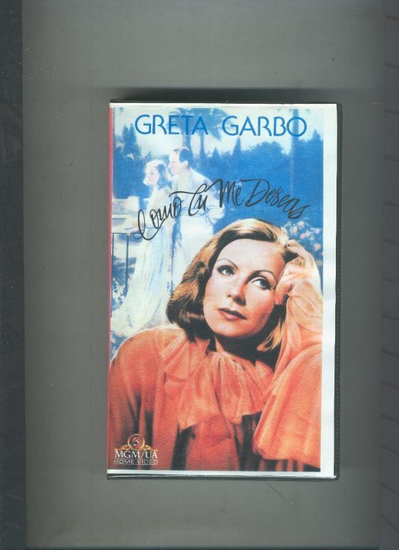 Video VHS: Greta Garbo: Como tu me deseas