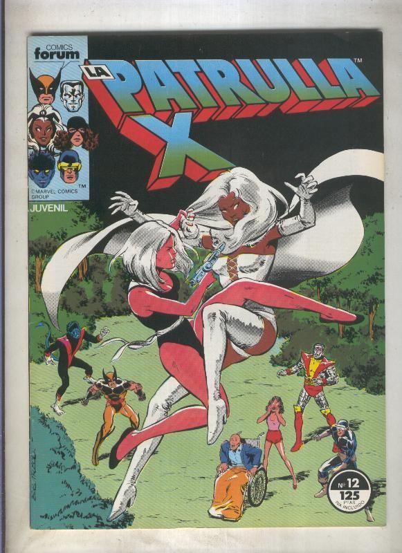 La Patrulla X volumen 1 numero 012: Partida contra..(numerado 1 en trasera)