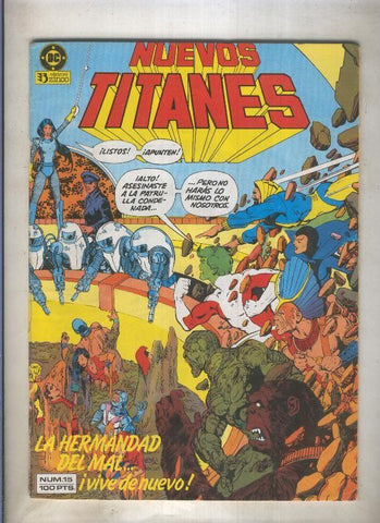 Nuevos Titanes volumen 1 numero 15 (numerado 1 en trasera)