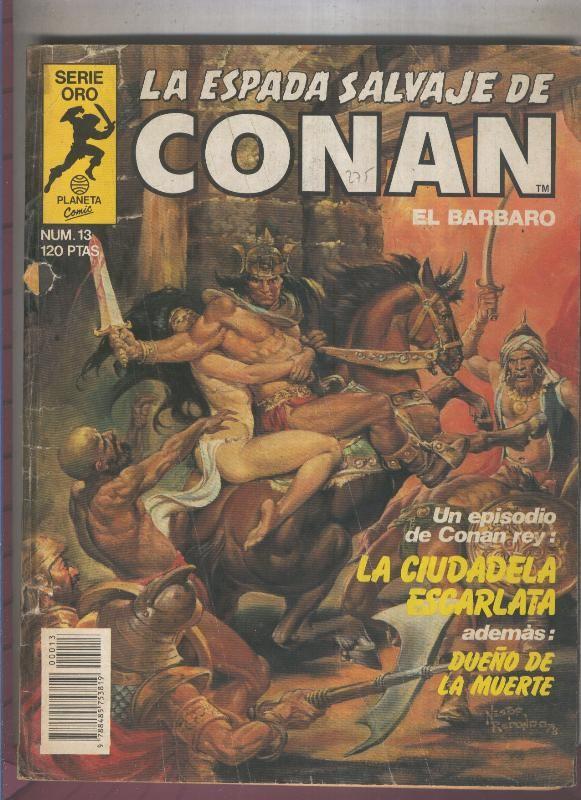 La Espada Salvaje de Conan primera edicion numero 013 (numerado 1 en trasera)