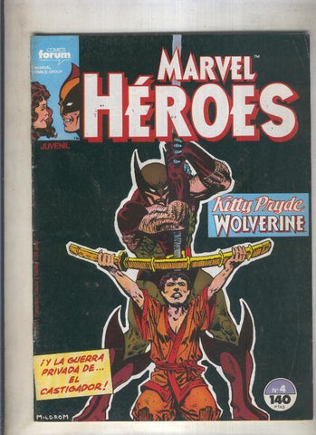 Marvel Heroes numero 04: Kutty Pryde-Wolverine (numerado 1 en trasera)