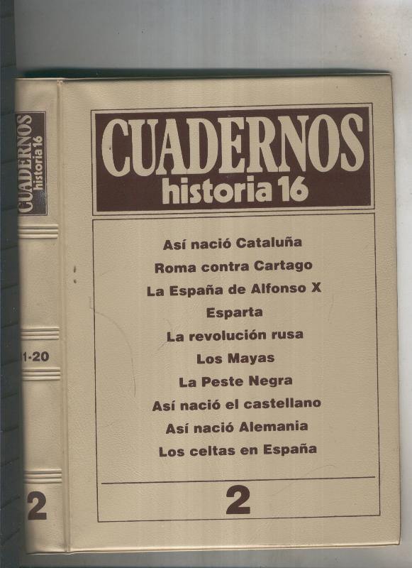 Tapas Cuadernos Historia 16 Volumen 002