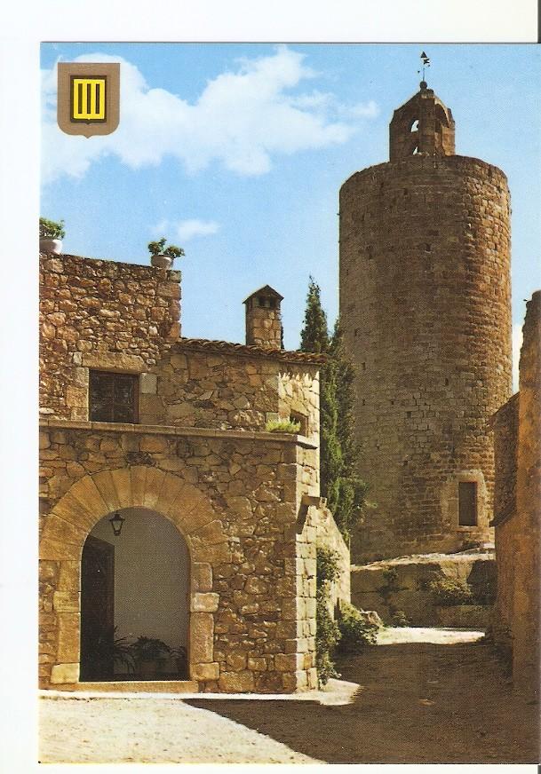 Postal 027431 : Pals (Costa Brava). Torre de las horas