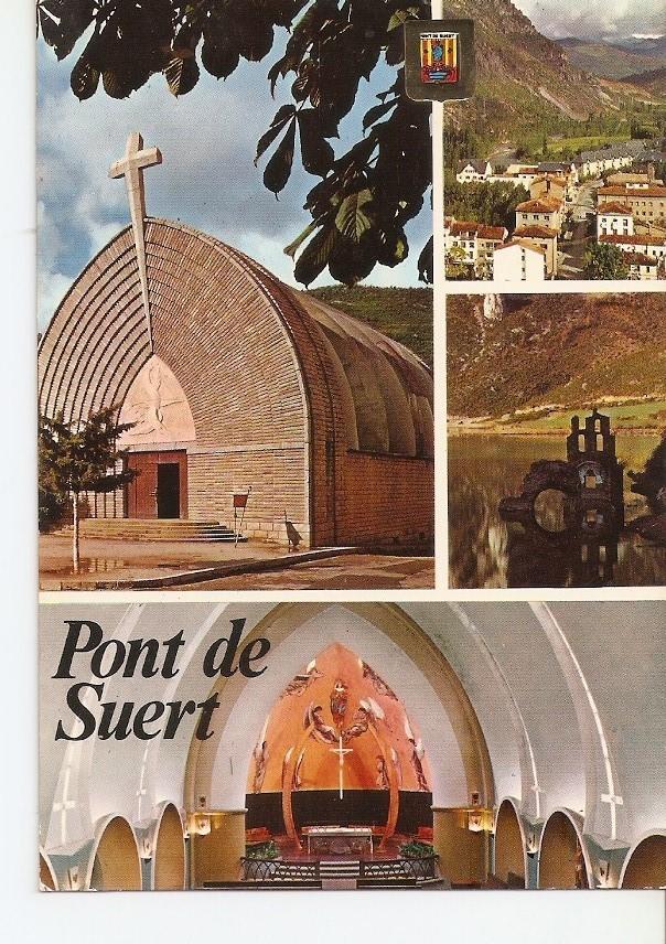 Postal 027759 : Bonics paisatges de Pont de Suert, Pirineu Catala (Lleida)