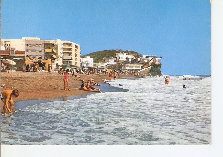 Postal 033717 : Torrenueva (Granada). Vista parcial al fondo el Peñon de Jolucar