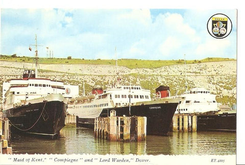 Postal 041071 : Maid of Kent Compiegne and Lord Warden Dover