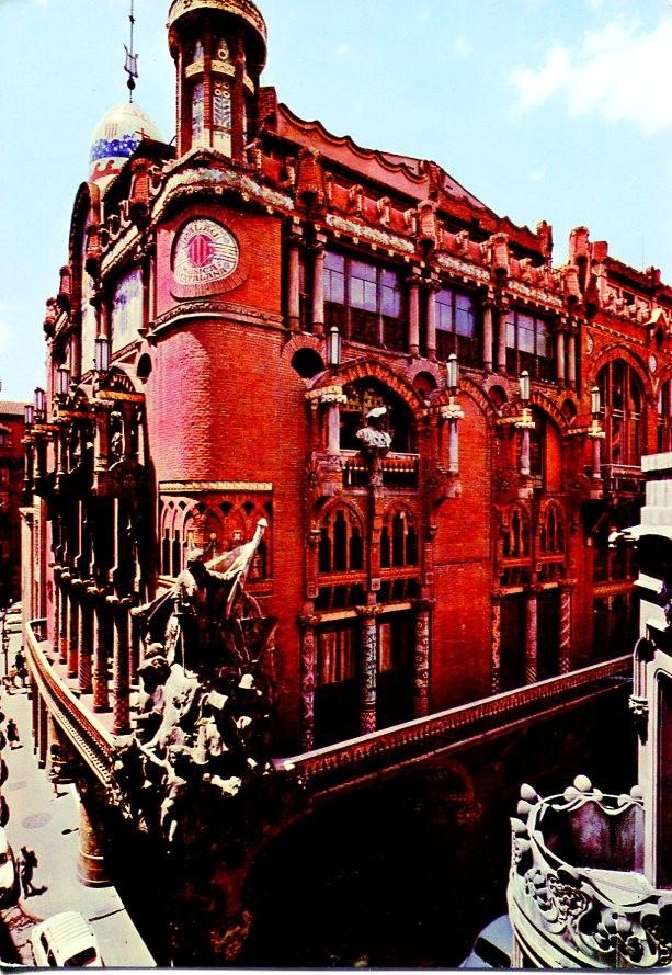 Postal 016563: BARCELONA - Palau de la Musica Music Palace