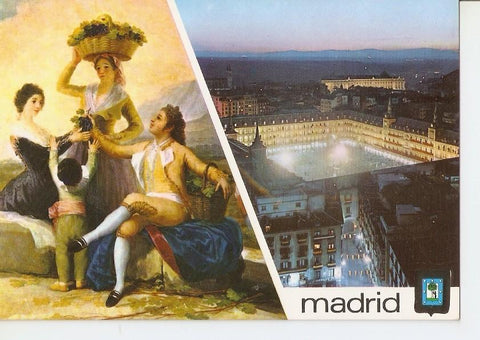 Postal 041621 : Madrid. Goya. La Vendima - Plaza Mayor