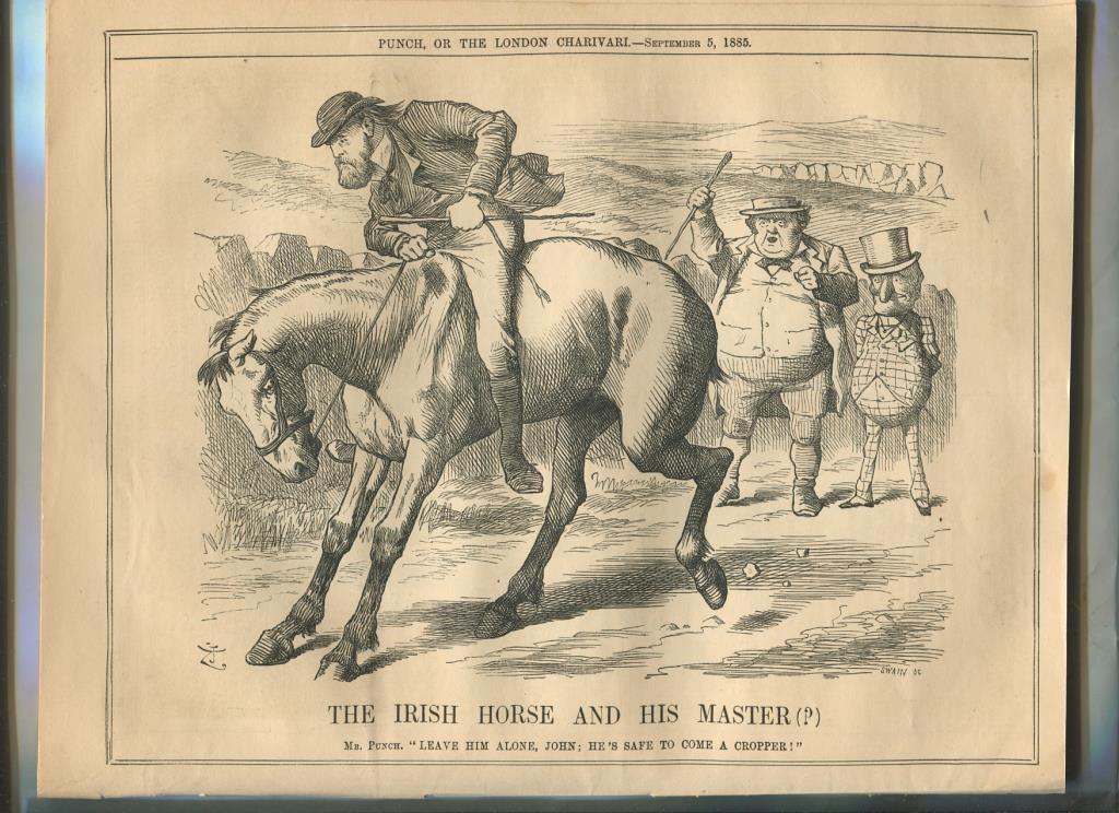 Punch semanario humor ingles de 1885: juego 12 paginas semana 05.09.1885