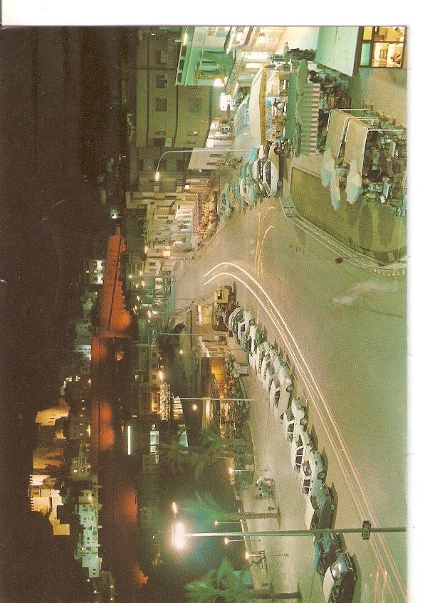Postal 045065 : Peñiscola (Costa del Azahar). Vista parcial nocturna