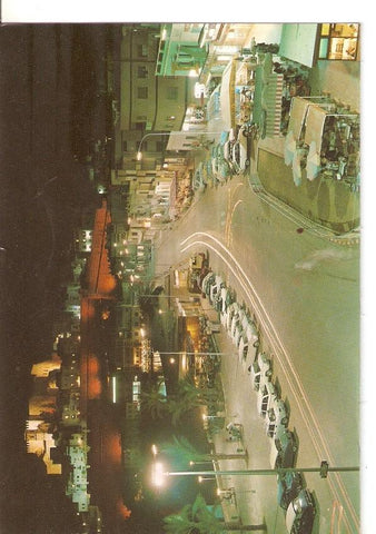 Postal 045065 : Peñiscola (Costa del Azahar). Vista parcial nocturna