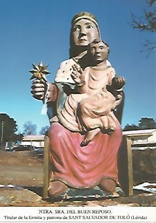 POSTAL 54530: Virgen del Buen Reposo. Sant Salvador de Tolo Lleida