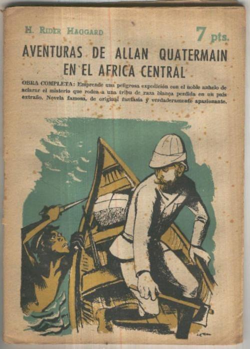 Novelas y cuentos numero 1469: Aventuras de Allan Quatermain en el Africa Central