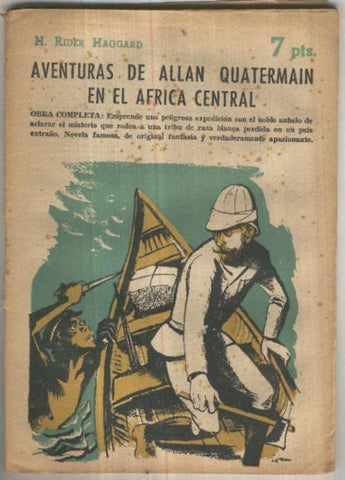 Novelas y cuentos numero 1469: Aventuras de Allan Quatermain en el Africa Central