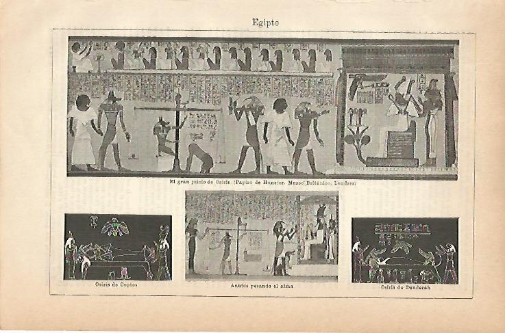 LAMINA ESPASA 6805: Ejemplos de pintura del antiguo Egipto