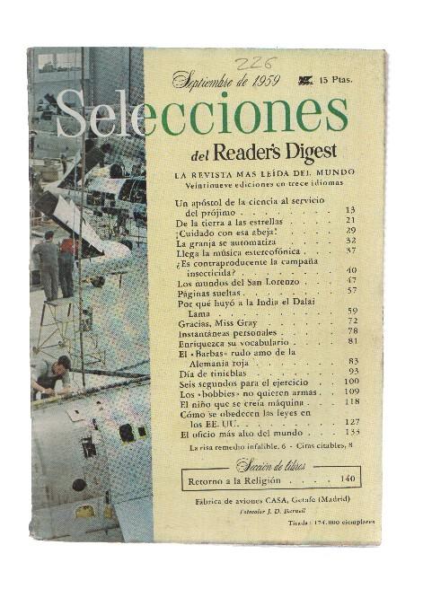 Selecciones del Readers Digest numero 226
