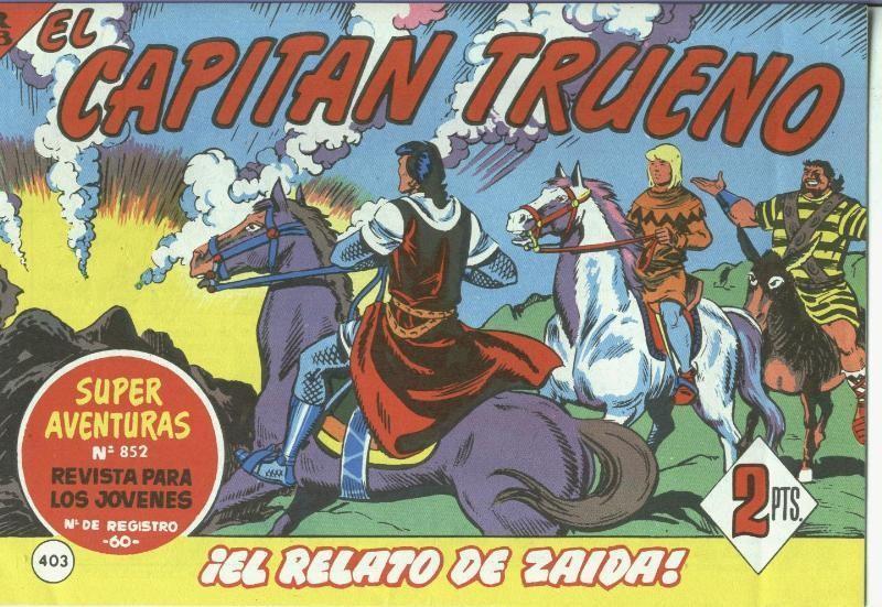 El Capitan trueno facsimil numero 403: El relato de Zaida