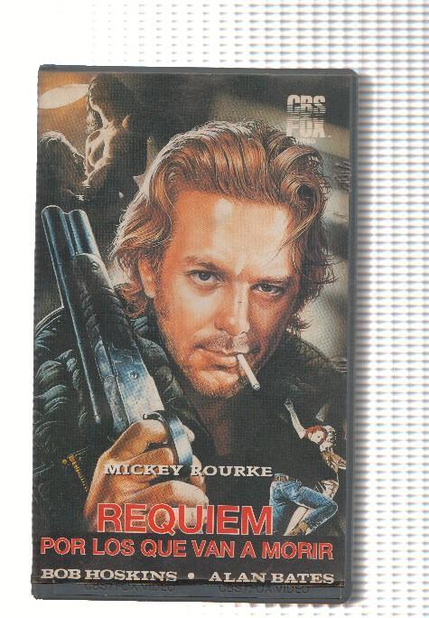 Cine VHS: REQUIEM POR LOS QUE VAN A MORIR - Mickey Rourke 