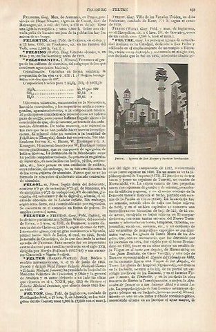 LAMINA ESPASA 16069: Iglesia de San Roque en Feltre Italia