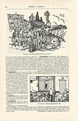 LAMINA ESPASA 16081: Dibujo de Emilio Ferrer Espel