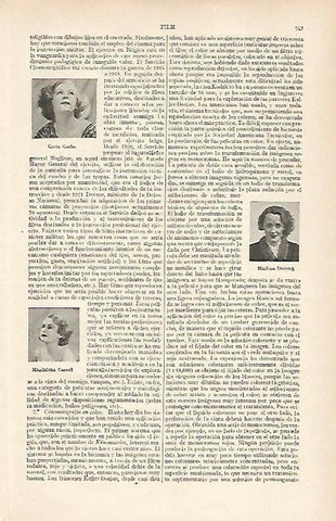 LAMINA ESPASA 16087: Greta Garbo Marlene Dietrich y Magdalene Carroll