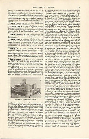 LAMINA ESPASA 16096: Plaza de la Catedral en Foligno Italia