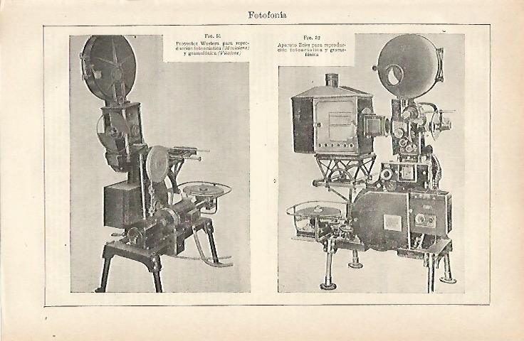 LAMINA ESPASA 16106: Proyector Western y aparato Zeiss