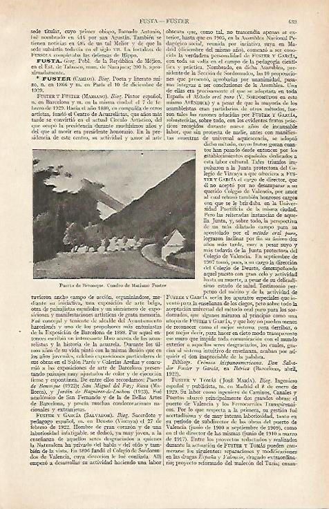 LAMINA ESPASA 16127: Puerto de Benasque por M. Fuster